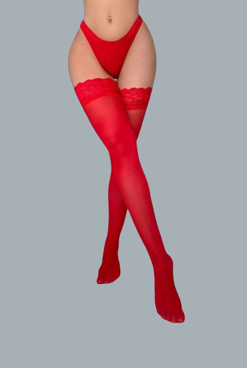 Medias Rouge Elegance 1